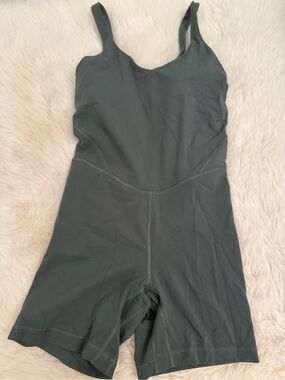 lululemon athletica Olive Green One-Piece Romper Align